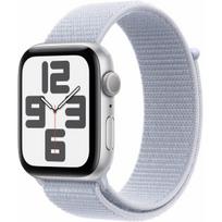 Apple Watch SE 44mm Sidabrinis (Silver) su Mėlyna Debesies Sportine Kilpa (Blue Cloud Sport Loop)