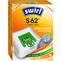 Swirl Micropor S 62, 4 vnt. - Dulkių maišeliai