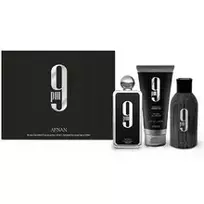 Afnan 9 PM rinkinys vyrams EDP 100 ml + dušo gelis 200 ml + dezodorantas 250 ml