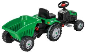 PILSAN pedalinis traktorius su priekaba Žalias (Green)