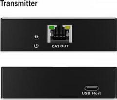 usb extender - Digitus USB Extender DA-73121, 3x USB-A, 1x USB-C, Juodas (Black) - 3 nuotrauka