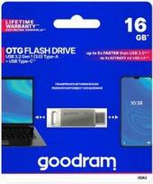 usb atmintukai - Goodram ODA3, sidabro, 16 GB - 1 nuotrauka