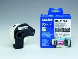 Brother | DK-11204 Multi Purpose Labels | White | DK | 17mm x 54mm | DK11204