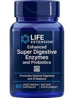 LIFE EXTENSION Super virškinimo fermentai su probiotikais - 60 kapsulių