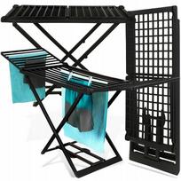 ProGarden Skalbinių džiovyklė Gimi 200x58x82 cm Juoda (Black)