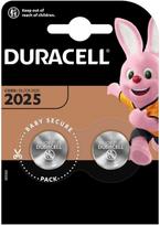 Duracell lithium button cell battery, 2 pcs (CR2025)