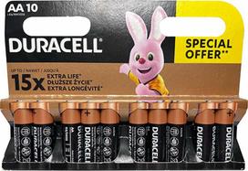 Duracell BASIC Jednorazowa alkaliczna baterie AA, 10-pack