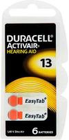 13A DURACELL baterija klausos aparatui, 6 vnt
