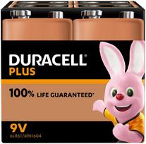 baterija 9v - Duracell Duracell Batterie Plus NEW -9V (MN1604/6LR61) 4St. - 1 nuotrauka