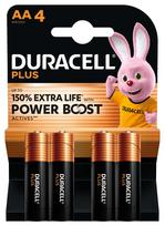 duracell aa - Duracell MN 1500 Plus Power Boost AA (LR6) Blister pack 4pcs - 1 nuotrauka