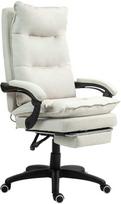 Vinsetto Ergonominė žaidimų kėdė su masažu, kreminė (Cream)