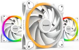 120 mm case - be quiet! Light Wings White 120mm PWM didelės spartos trigubas paketas (3 vnt) - 1 nuotrauka