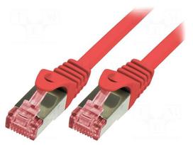 LogiLink CAT 6 S/FTP Cable Red 0.5m
