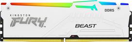 ddr5 32 gb 6000 - Kingston Fury Beast RGB White, DDR5, 32 GB, 6000 MHz - 2 nuotrauka