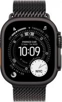 apple watch milanese loop - Apple Watch Ultra 3 GPS + Cellular 49mm Black Titanium Case with Black Titanium Milanese Loop - Medium - 2 nuotrauka