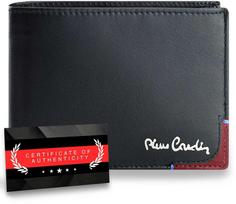 Vyriška piniginė "Pierre Cardin" Juoda-Raudona (Black-Red) 75TILAK