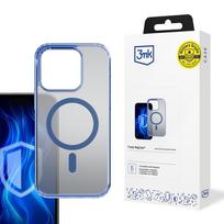 iphone 15 pro telefonai - Apple iPhone 15 Pro Max - 3mk Frosty MagCase Blue - 1 nuotrauka