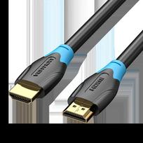 hdmi 2.0 kabelis 10m - Vention HDMI kabelis AACBL 2.0 4K 60Hz 10m Juodas (Black) - 1 nuotrauka