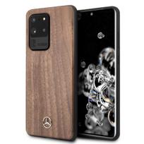 samsung telefonai - Mercedes Wood Line Graikščių riešutų dėklas Samsung Galaxy S20 Ultra - Rudas - 1 nuotrauka