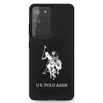 US Polo USHCS21LSLHRBK S21 Ultra G998 juodas / black silikoninis logotipas