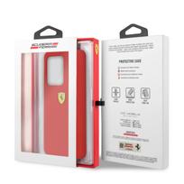cs6 - Ferrari Hardcase FESSIHCS69RE S20 Ultra G988 raudonas/raudonas silikonas - 7 nuotrauka