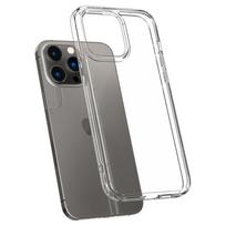 skaidrus iphone 14 pro deklai - Spigen Ultra Hybrid iPhone 14 Pro dėklas - Skaidrus - 5 nuotrauka