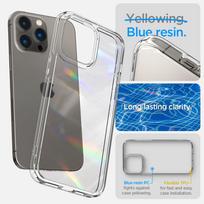 skaidrus iphone 14 pro deklai - Spigen Ultra Hybrid iPhone 14 Pro dėklas - Skaidrus - 8 nuotrauka