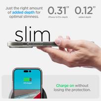 skaidrus iphone 14 pro deklai - Spigen Ultra Hybrid iPhone 14 Pro dėklas - Skaidrus - 10 nuotrauka