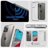 skaidrus iphone 14 pro deklai - Spigen Ultra Hybrid iPhone 14 Pro dėklas - Skaidrus - 11 nuotrauka