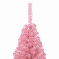dirbtine eglute 180 - Dirbtinė Kalėdų eglutė vidaXL, 180 cm, Rožinė (Pink), su šviesomis - 6 nuotrauka