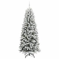 dirbtine eglute su led - Dirbtinė Kalėdų eglutė vidaXL, 240 cm, Balta (White) su 300 LED - 3 nuotrauka