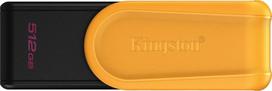 3 0 usb flash - Kingston 512GB Portable USB 3.2 Gen 1 DataTraveler Exodia S (Black/Yellow) | DTXS/512GB - 3 nuotrauka