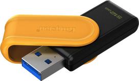 3 0 usb flash - Kingston 512GB Portable USB 3.2 Gen 1 DataTraveler Exodia S (Black/Yellow) | DTXS/512GB - 4 nuotrauka