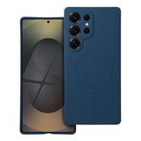 SILIKONINIS MAG COVER dėklas suderinamas su MagSafe SAMSUNG S25 Ultra mėlynas