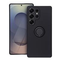 SILIKONINIS ŽIEDAS dėklas SAMSUNG S25 Ultra juodas