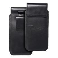 huawei p smart telefono deklas - ROYAL - Odinė universali kišenė su užtrauktuku / juoda - Dydis 2XL aukšta - SAMSUNG S21 ULTRA / HUAWEI P Smart 2021 / XIAOMI Redmi 12 / OPPO A98 5G - 1 nuotrauka
