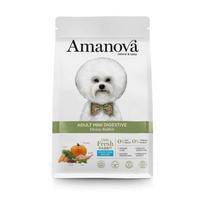 Amanova Adult Mini Digestive sausas pašaras su triušiena ir moliūgais mažų veislių šunims, 2 kg