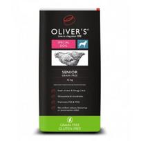 Oliver's Senior Dog Grain Free begrūdis sausas maistas šunims, 10 kg
