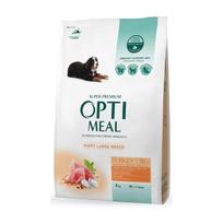 Optimeal Puppy Large Breed sausas pašaras su kalakutiena didelių veislių šuniukams, 12 kg