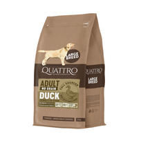 begrudis sunu maistas - Quattro Grain Free sausas pašaras su antiena didelių veislių šunims, 12 kg - 1 nuotrauka