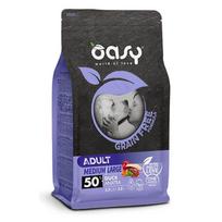 Oasy Grain Free Adult Medium & Large Duck sausas pašaras šunims, 12 kg