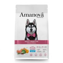 Amanova Adult Sensitive sausas pašaras su lašiša ir moliūgais jautriems šunims, 2 kg