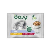 Oasy konservų rinkinys su mėsa katėms, 4 x 85 g