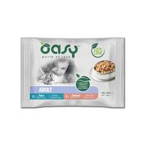 Oasy konservų rinkinys su žuvimi katėms, 4 x 85 g