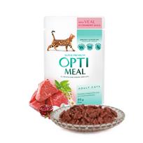 Optimeal konservai su veršiena spanguolių padaže katėms, 85 g
