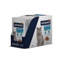 85g x 12vnt - Advance Wet Sterilized konservai su menke sterilizuotoms katėms, 12 x 85 g - 1 nuotrauka