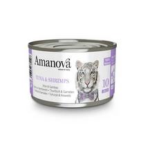Amanova Jelly konservai su tunu ir krevetėmis katėms, 70 g
