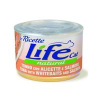 Life Cat LeRicette konservai su tunu, mailiumi ir lašiša katėms, 150 g