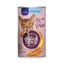 Delickcious Drink gėrimas su vandenynų žuvimis katėms, 140 g