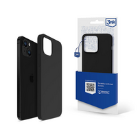 Apple iPhone 13 case from the 3mk Silikoninis dėklas series - dėklas telefonui juodos spalvos